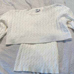 Princess Polly matching sweater and skirt set